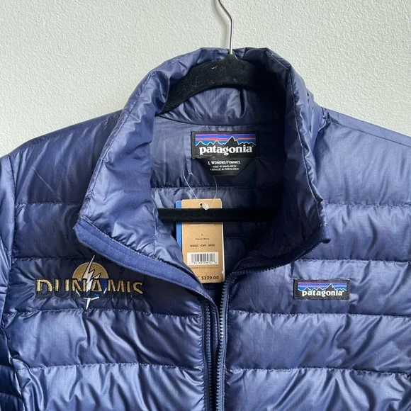 Patagonia women’s  Deep Blue Puffer Jacket - Picture 2 of 3